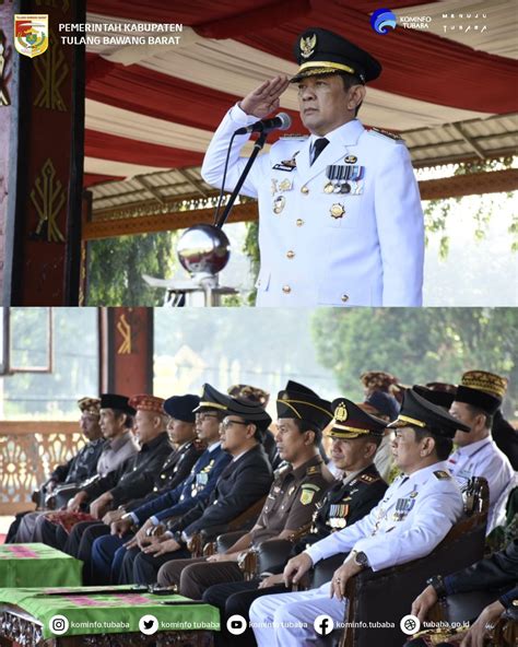 M Firsada Pimpin Upacara Peringatan HUT Ke 15 Kabupaten Tubaba