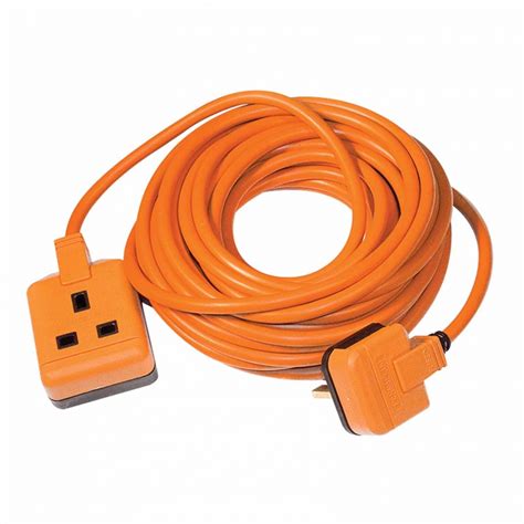 Masterplug 5m 1G Heavy Duty Orange Extension Lead | Selco