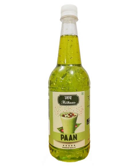 Bottle Love Mithaas Paan Sarbat Syrup At 200 Bottle In Pali ID