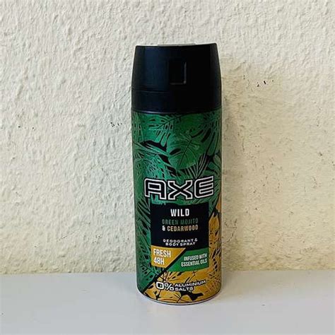 Test Deodorant Axe Wild Green Mojito Cedarwood Deodorant