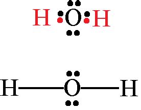 Estructura de Lewis del H2O (Agua)