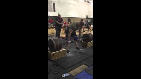 Adam Derks 1100 18 Deadlift Youtube