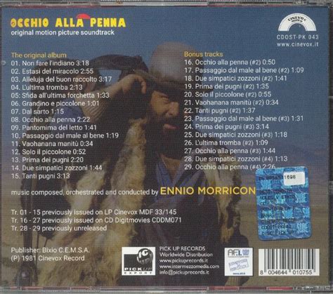 Ennio MORRICONE Occhio Alla Penna Soundtrack Expanded Edition CD