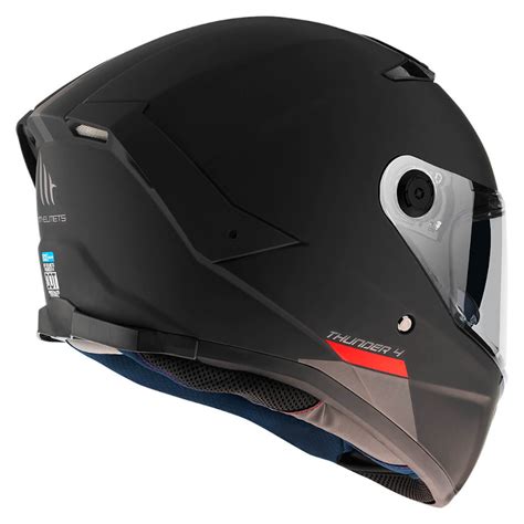 Casco MT Thunder 4 SV Solid A1 Matt Black Motomania