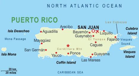 Puerto Rico Map