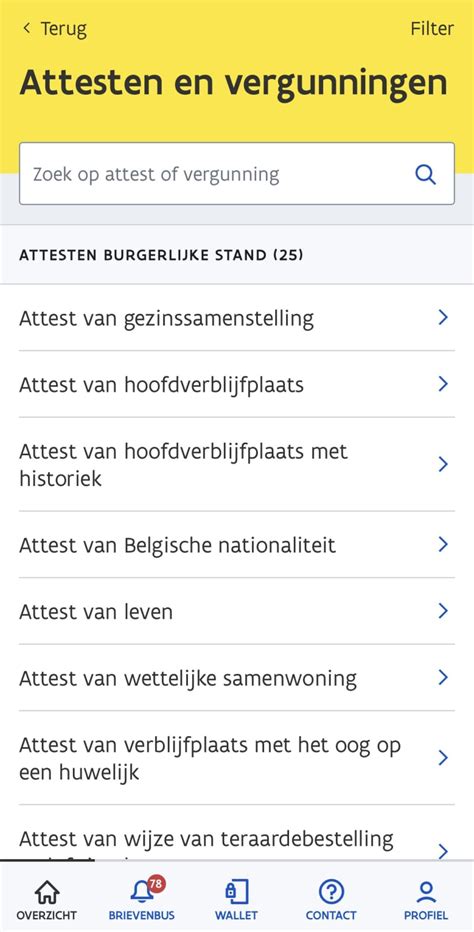 Waar Vind Ik De Info Uit Mijn Burgerprofiel Webversie Terug In De App