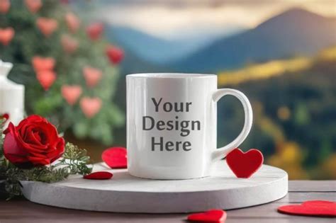 Valentine S Day Mug Mockup Graphic By MerciMockups Creative Fabrica