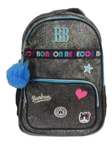 Mochila Rebecca Bonbon Glitter Notebook G Faculdade Escolar Mercadolivre