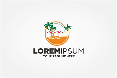 Beach Resort Logo Design