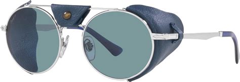 Persol Po2496sz Round Sunglasses(Silver/Green Polarized) - Persol ...