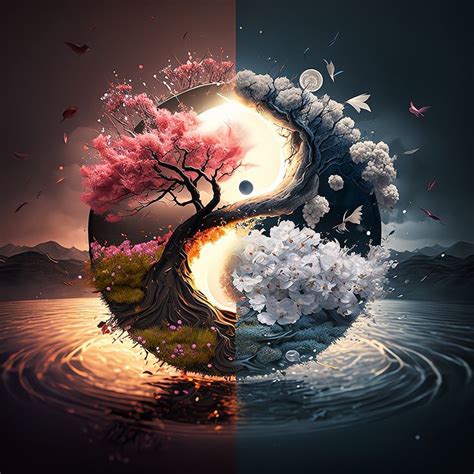 Follow Me Yin Yang Art Galaxy Wallpaper Pretty Wallpapers