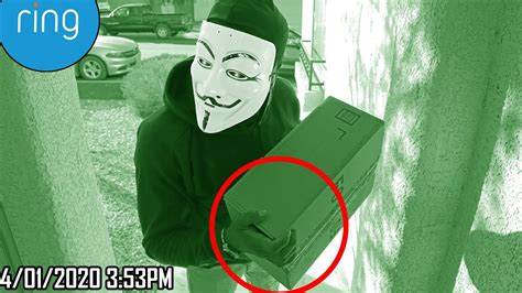 Ring Doorbell Camera Catches Anonymous Package Thief Confrontation