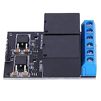 Module De Relais Dc 12 V 2 Canaux Module Mcu De Bouton De Carte De