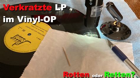 Lassen Sich Kratzer In Lps Reparieren Youtube