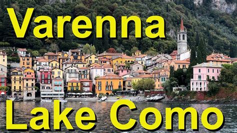 Varenna Lake Como Italy YouTube