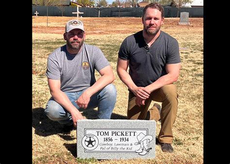 Honoring Tom Pickett Billy The Kid S Associate Receives Permanent