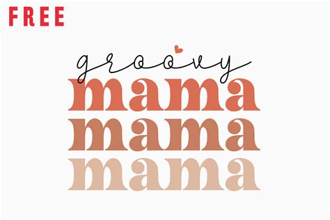 Free Groovy Mama Retro Mothers Day Graphic By Svg Box · Creative Fabrica