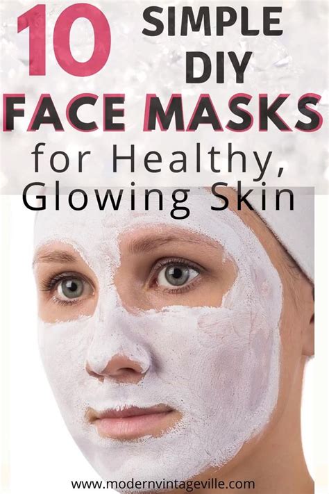 10 Simple DIY Face Masks for Healthy, Glowing Skin [Video] [Video ...