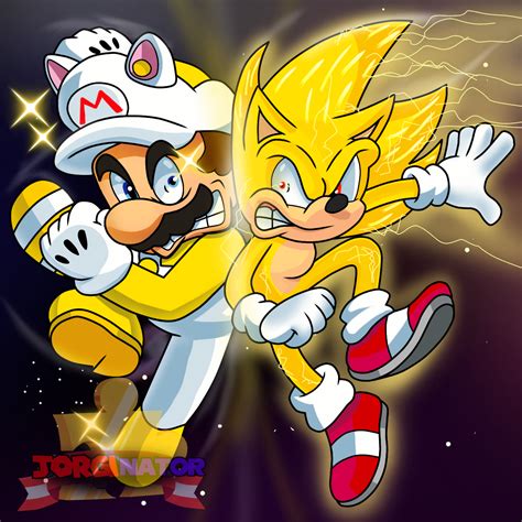 Mario and Sonic fans for some strange reason be like: by Jorginator on Newgrounds