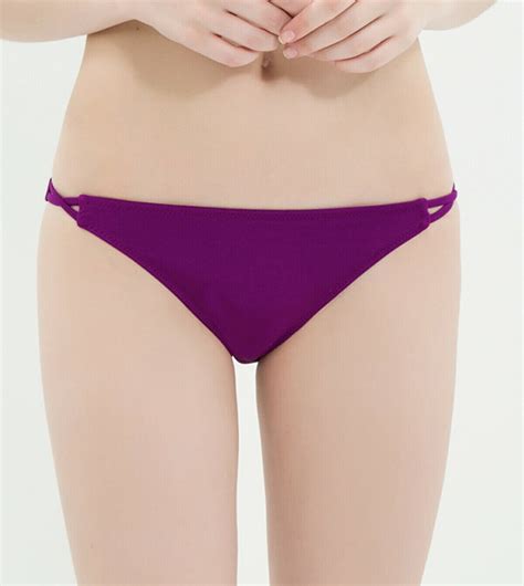 Buy Koton Solid Bikini Brief In Purple 6thStreet Qatar