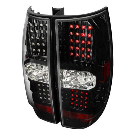 07 11 Chevy Tahoe Suburban GMC Yukon Euro Style LED Tail Lights Black