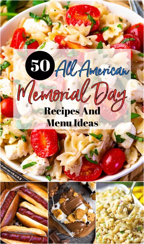 All American Memorial Day Recipes And Menu Ideas In 2024 Memorial Day Foods Summertime