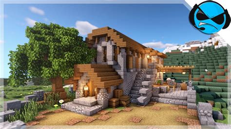 Minecraft: How To Build a Stone Mason House | Medieval Survival House ...