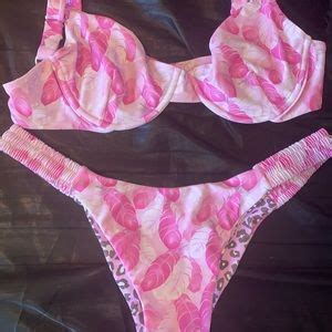 Moana Bikini Swim Moana Farrah Flamingo Feather Bikini Poshmark