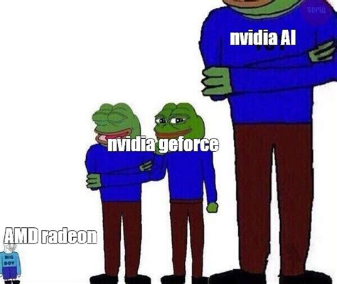 Сomics meme nvidia AI nvidia geforce AMD radeon Comics Meme