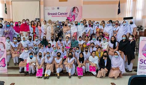 Breast Cancer Awareness Session At University Of Peshawar Northwest