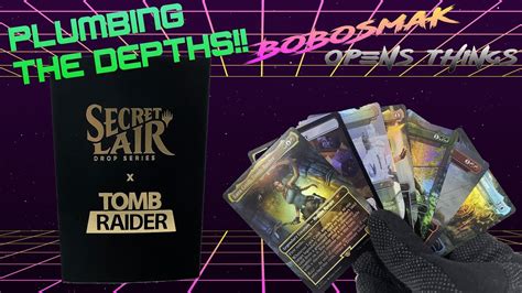 Unboxing Secret Lair X Tomb Raider Magic The Gathering FOIL YouTube