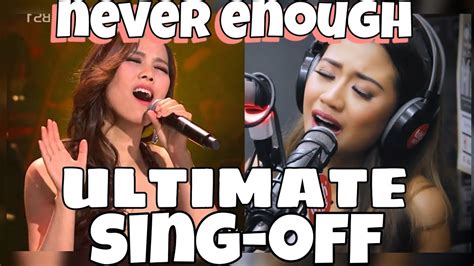 Morissette Amon And Sohyang Never Enough ULTIMATE SING OFF