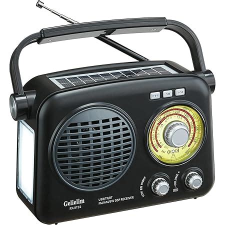 Gelielim AM FM Radio With Bluetooth Portable Shortwave Radios With