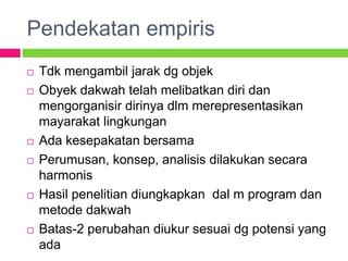 Metode Keilmuan Dakwah Ppt