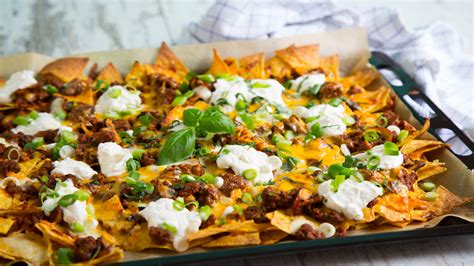 Nachos Deluxe Berbackene Tortillachips Mit Dip