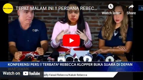 CEK FAKTA Video Syur Viral Rebecca Klopper Akhirnya Buka Suara