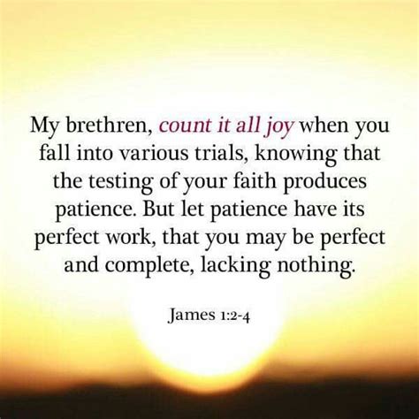 James 12 4 Faith In God Inspirational Scripture Encouraging Scripture