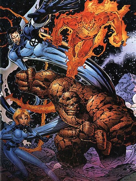 Fantastic Four By Jim Lee Fantasticfour Jimlee Marvel Comics Art