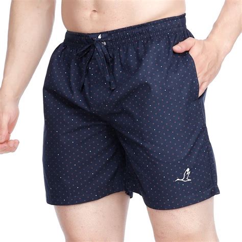 Navy Blue Printed Mens Cotton Boxer Shorts At Rs 200 Men Boxer Shorts