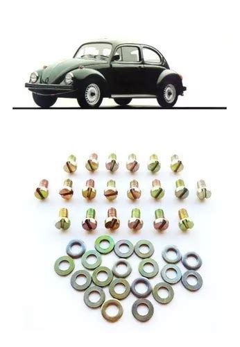 Kit 20 Parafusos Lataria Do Motor Vw Fusca Brasilia Kombi