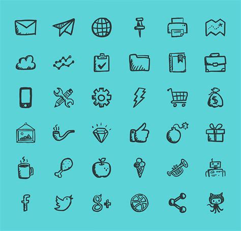 50 Free And Useful Gui Icon Sets For Web Designers Hongkiat