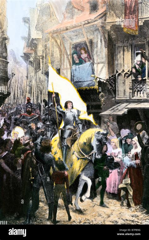 Joan Of Arc Banner High Resolution Stock Photography And Images Alamy