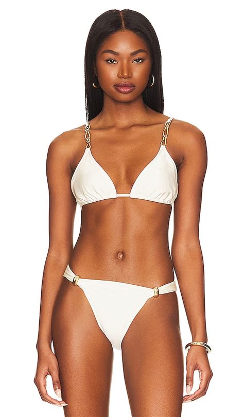 Shani Shemer Kimi Bikini Top In Cream REVOLVE