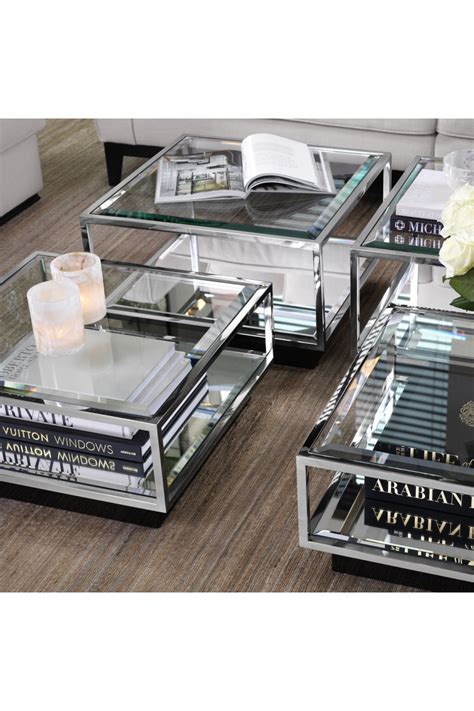 Multi Level Coffee Table Eichholtz Tortona Mirrored Coffee Tables