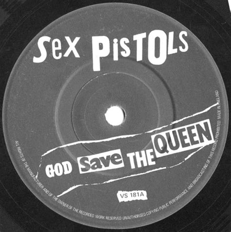 God Save The Sex Pistols God Save The Queen United Kingdom Grey Labels