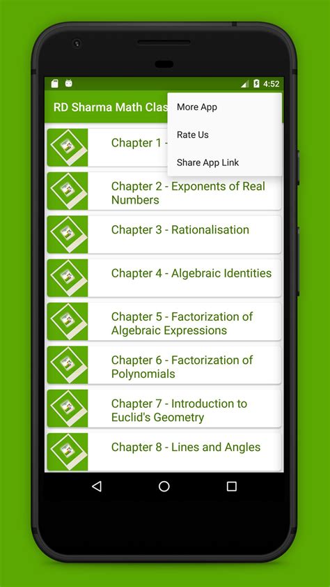 RD Sharma Class 9th Math Solutions APK للاندرويد تنزيل