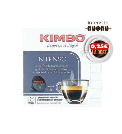 Caf Kimbo Espresso Intenso X Compatible Dolce Gusto Folium Boutique