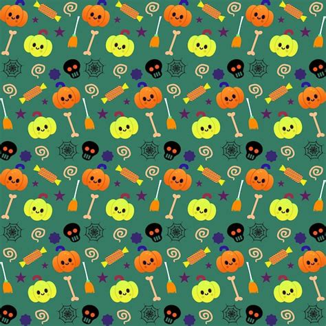 Premium Vector Halloween Seamless Patterns Set