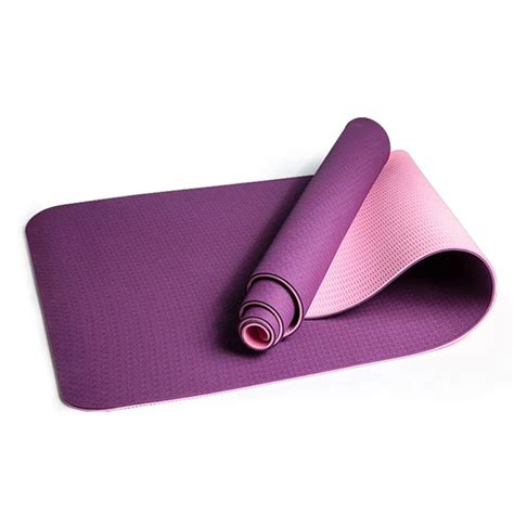 Anti Tear Tpe Yoga Mat Lightweight Anti Slip 6mm Premium Exercise Mat