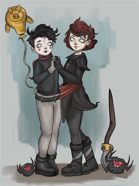 Dst Wes x Wigfrid commission fanart by me : r/dontstarve